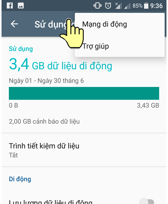 Chọn mạng di động