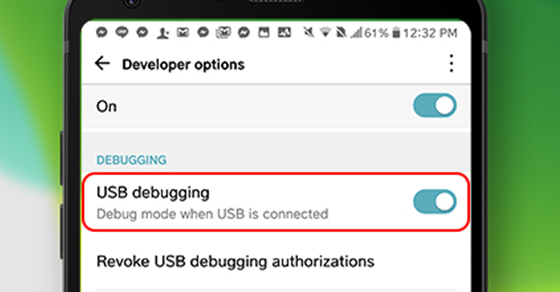 Làm thế nào để tắt chế độ USB Debugging trên điện thoại Android? 
