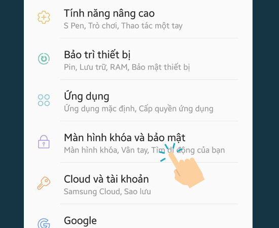 Bước 2: Tiếp theo hãy chọn 