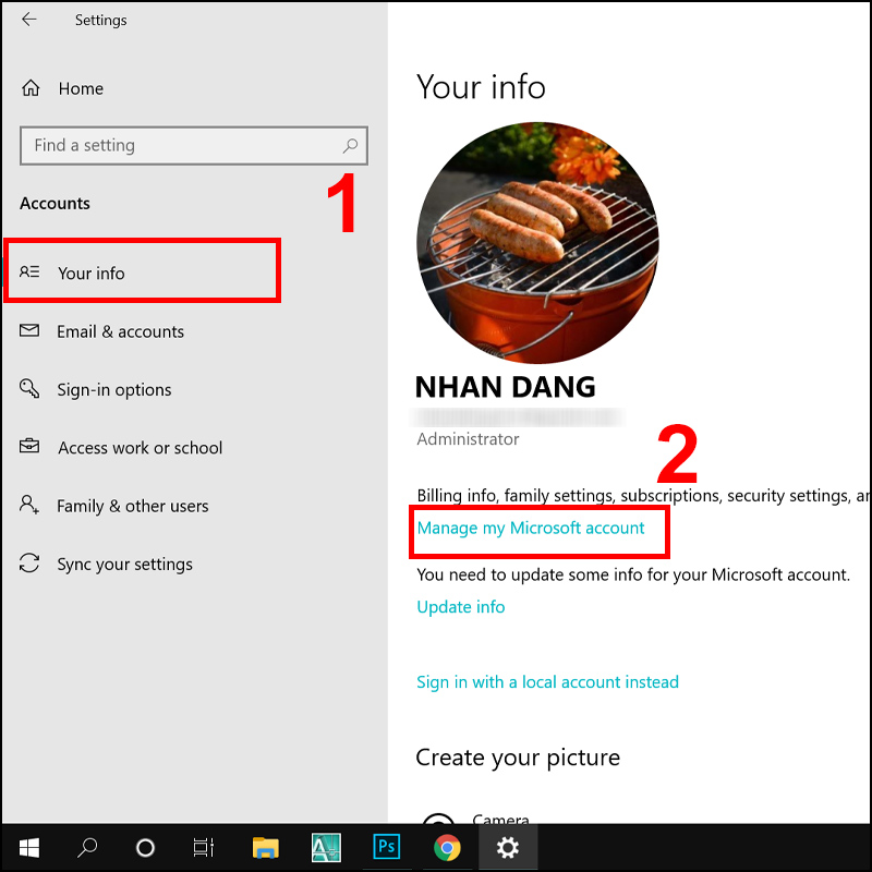 4 cách thay đổi tên người dùng máy tính trong Windows 10 đơn giản - Thegioididong.com