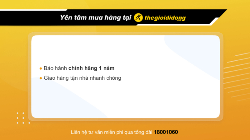 Chính sách bảo hành khi mua iPhone tại Thế Giới Di Động
