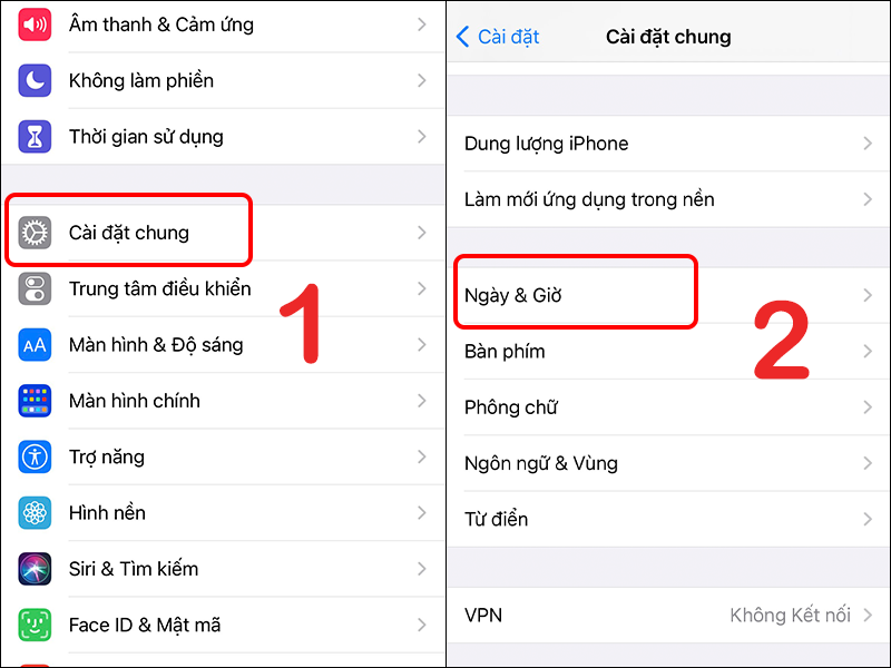 Cách cài đặt giờ trên iPhone