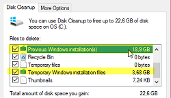 Hướng dẫn xóa thư mục Windows.old trên windows 10