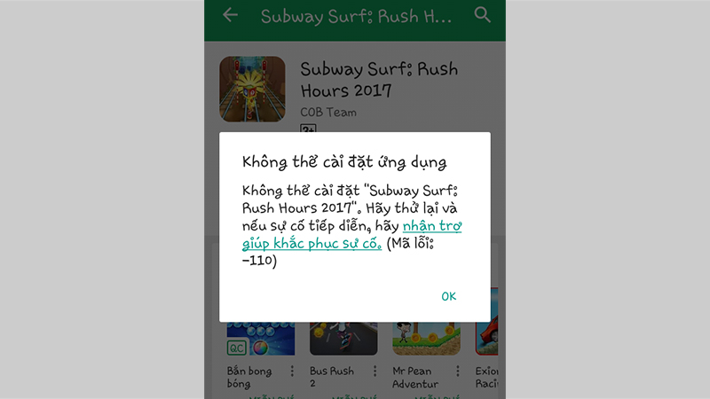 Hệ thống báo lỗi 