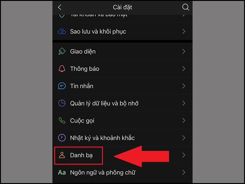 Tính năng mới và cập nhật trong danh bạ Zalo