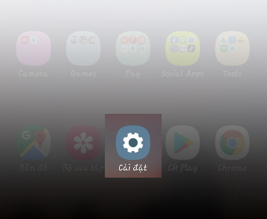 chọn C&agrave;i đặt