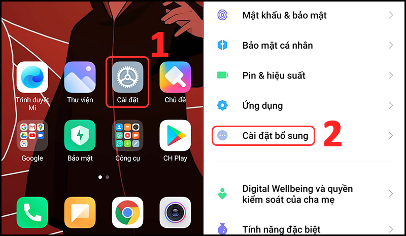 Thay đổi Ngày và Giờ trên thiết bị Android