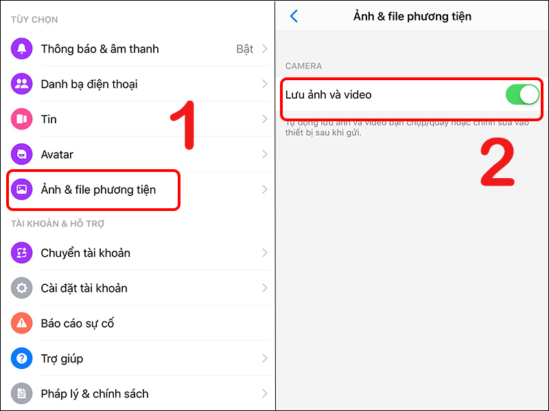 Cách tự động lưu ảnh Messenger về điện thoại đơn giản trong 1 nốt ...