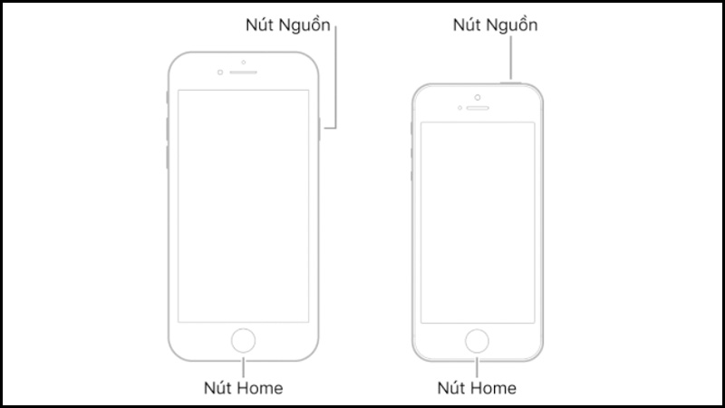 Khởi động lại iPhone 6, iPhnoe SE (thế hệ 1)