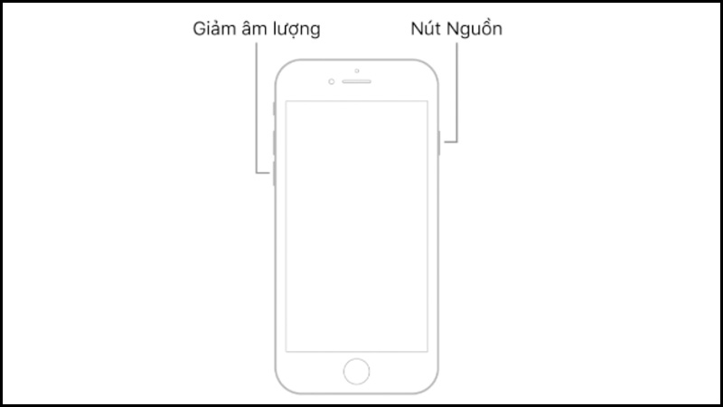 Khởi động lại iPhone 7
