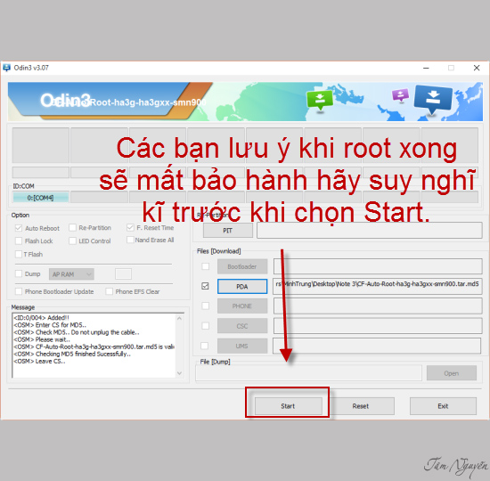 Hướng dẫn root Galaxy Note 3