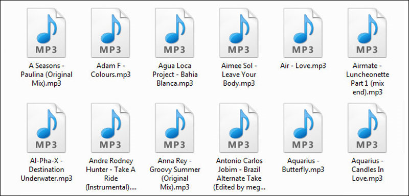 Định dạng file MP3 có đuôi file là .mp3