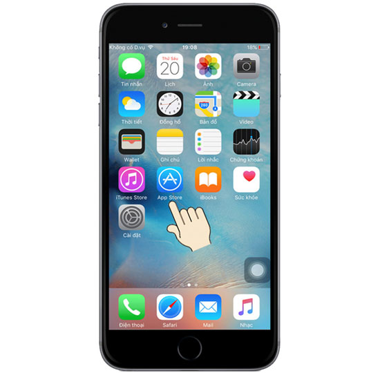 Bạn vào "Appstore", tìm kiếm và tải phần mềm "Laban Key".