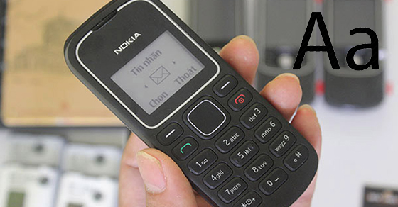 Cách cài đặt, chỉnh cỡ chữ trên điện thoại Nokia 1280 cực đơn giản ...