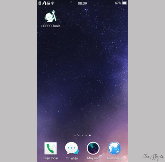 Sau đó ta bật vào Oppo tool