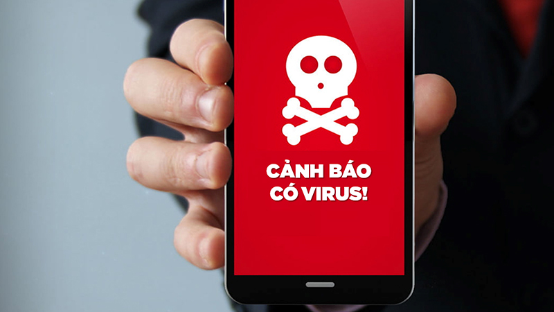 Điện thoại có thể đã bị nhiễm virus