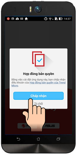 Diệt virus nhanh trên Asus Zenfone Selfie