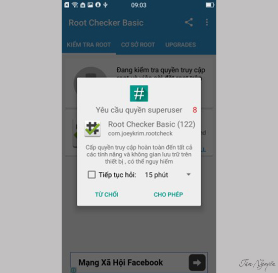 đã root thành công