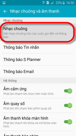 Chọn Nhạc Chuông