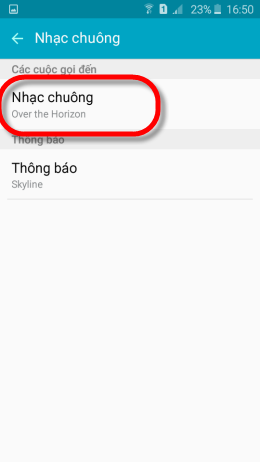 Chọn Nhạc Chuông