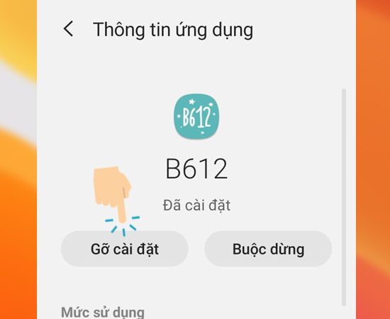 Bước 4: Cuối cùng hãy gỡ cài đặt ứng dụng bạn muốn.