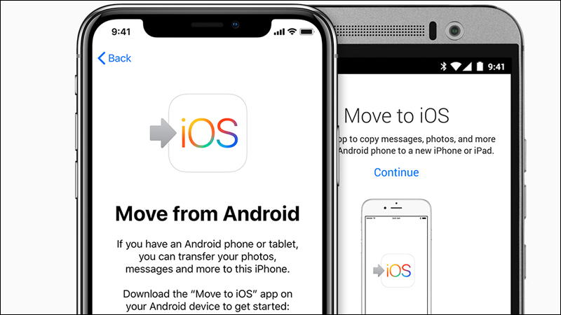 Chuyển toàn bộ dữ liệu từ điện thoại Android sang iPhone