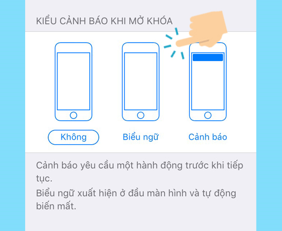 Chọn dạng hiển thị bạn muốn