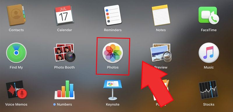 MacOS sẽ tự động nhận diện và khởi chạy Photos