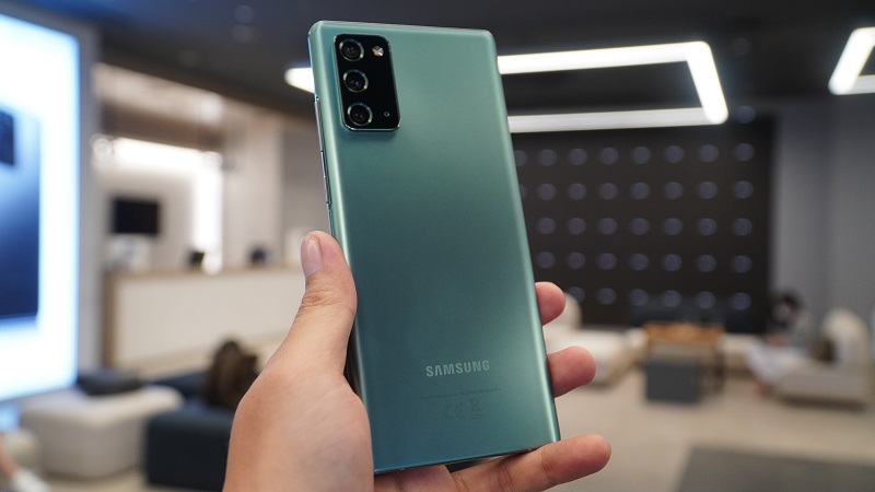 Samsung Galaxy Note 20 có camera cụm hình chữ nhật độc đáo