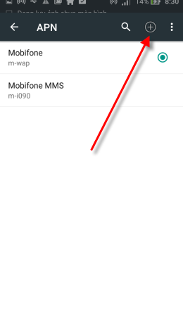 Chọn biểu tượng dấu + để tạo mới