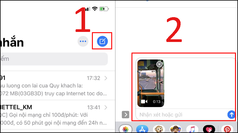 Thông tin về địa chỉ email MMS trên iPhone