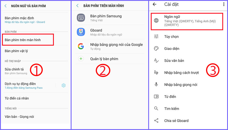 Cách cài thêm ngôn ngữ cho bàn phím điện thoại Android, iPhone ...