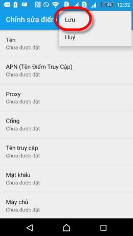 Chọn Lưu l&agrave; xong.