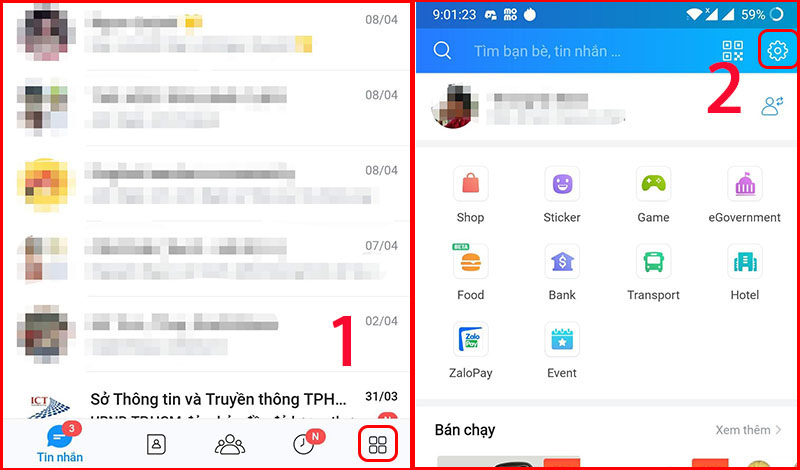 Cách tắt rung âm báo tin nhắn Zalo trên iPhone và điện thoại Android
