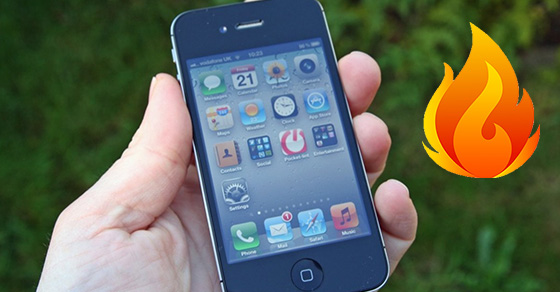 iPhone 4s nóng máy, hao pin - Nguyên nhân và cách khắc phục hiệu quả
