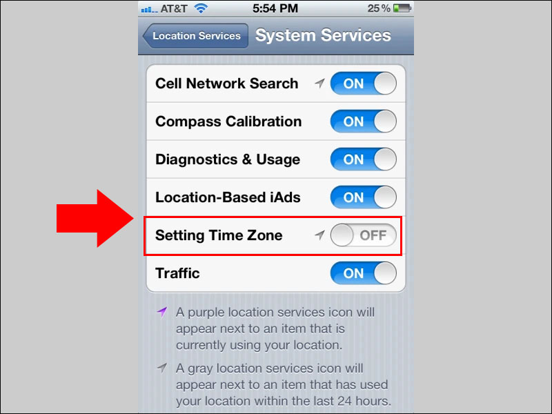 Sửa lỗi chỉnh múi giờ và lỗi ứng dụng Calendar trên chế độ Setting Time Zone