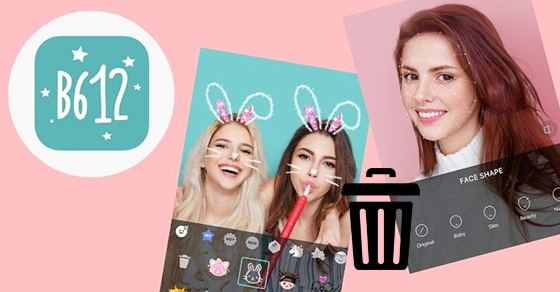 Cách xem và xóa ảnh, video đã chụp trong ứng dụng B612