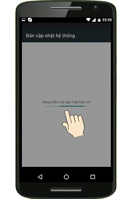 Đợi máy kiểm tra phiên bản cập nhật, bạn nên chọn chế độ (chỉ wifi). Sau đó máy sẽ hỏi thì bạn chọn (Đồng ý) để bắt đầu tải về và cài đặt Android 6.0, quá trình này diễn ra khoảng 1 giờ 15 phút.