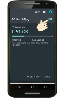 Sau khi cập nhật xong thì được bổ sung một số tiện ích cơ bản. Ví dụ như nút bật tắt nhanh 3G trên menu mà phiên bản trước không hề có.
