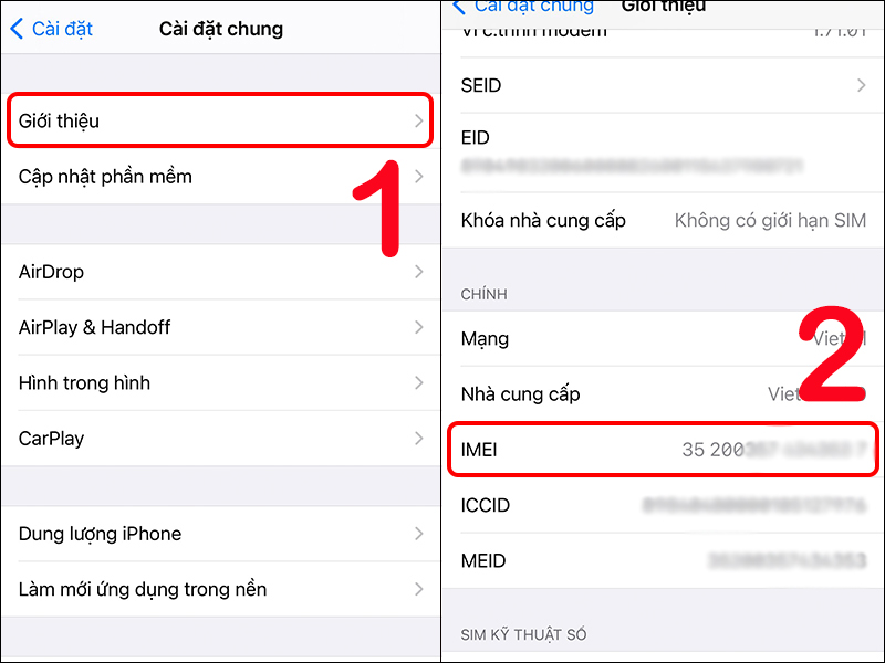 Cách kiểm tra số IMEI2 trên điện thoại