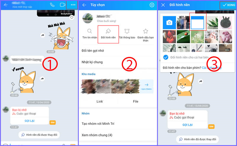 Hướng dẫn cách thay đổi, xóa hình nền chat trên Zalo nhanh nhất