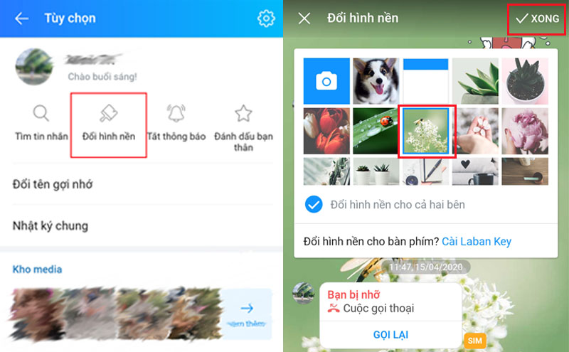 Hướng dẫn cách thay đổi xóa hình nền chat trên Zalo nhanh nhất