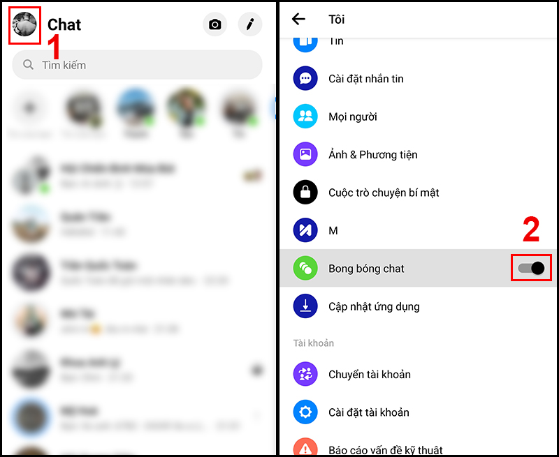Hiển thị tin nhắn trên Messenger ngay từ lần đầu đăng nhập để không bỏ lỡ bất kỳ tin nhắn nào từ bạn bè, đối tác hoặc gia đình. Giao diện hiển thị tin nhắn rõ ràng và dễ nhìn sẽ giúp bạn trải nghiệm trò chuyện một cách thú vị và dễ dàng hơn.