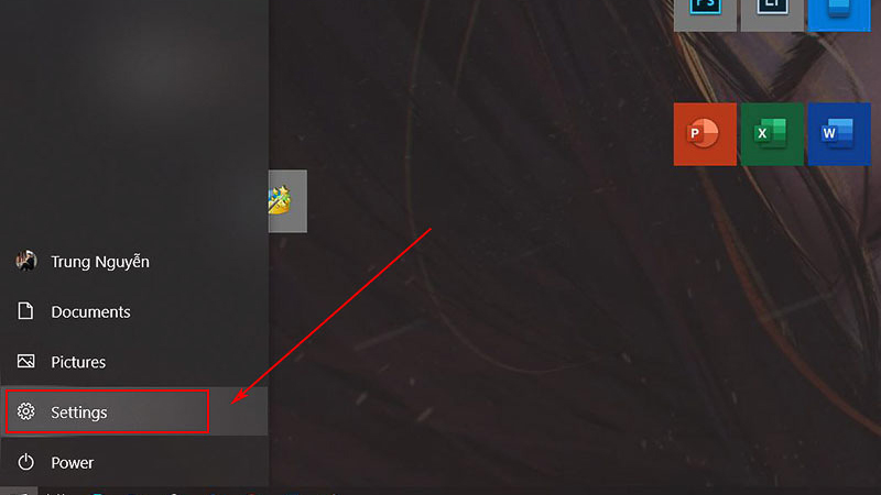 Chọn vào cửa sổ Windows trên thanh Taskbar Chọn vào cửa sổ Windows trên thanh Taskbar