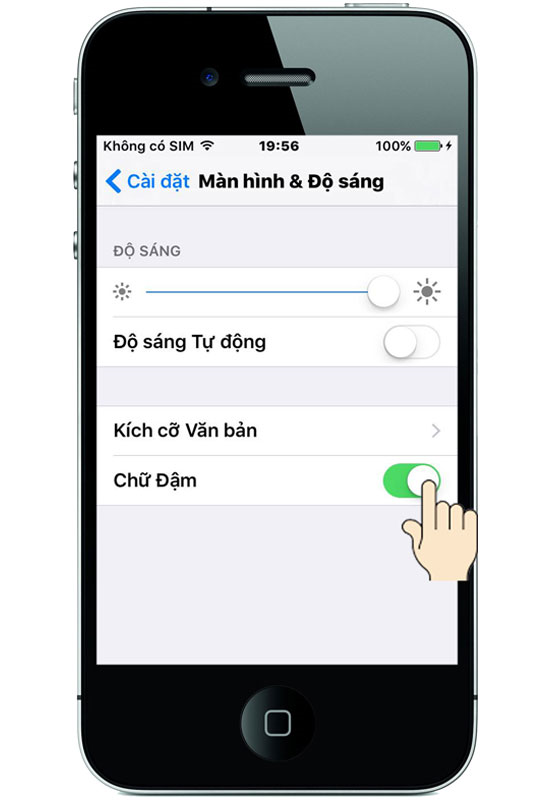 iPhone 4S vẫn là một chiếc điện thoại lý tưởng vào năm 2024 và hệ điều hành iOS đã được cập nhật để hỗ trợ font chữ đậm. Sử dụng font chữ đậm trên iPhone 4S sẽ giúp bạn đọc dễ dàng hơn và tăng tính thẩm mỹ cho thiết bị của bạn.