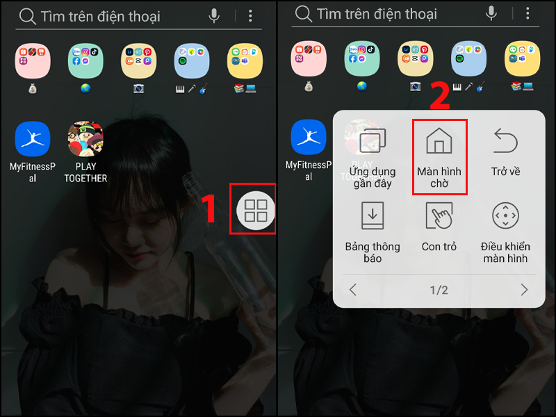 3 cách trở về màn hình chính trên điện thoại Samsung cực đơn giản ...