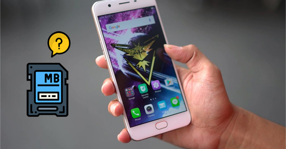 4 bước kiểm tra bộ nhớ trên điện thoại OPPO F1