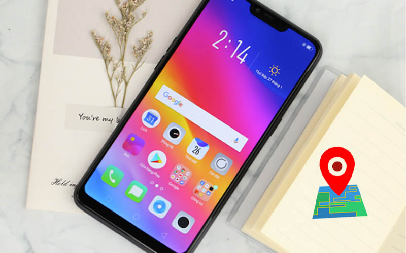 Bật t&igrave;m kiếm tr&ecirc;n OPPO gi&uacute;p x&aacute;c định vị tr&iacute; dễ d&agrave;ng