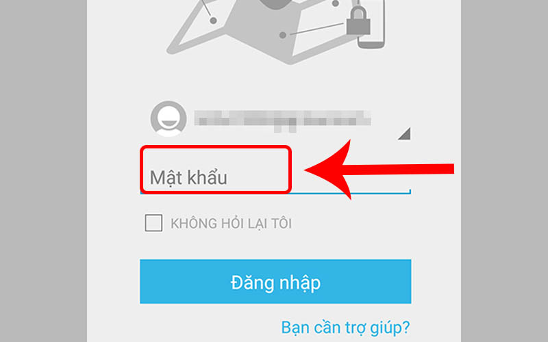 Đăng nhập t&agrave;i khoản Google tr&ecirc;n điện thoại đ&atilde; mất v&agrave;o ứng dụng