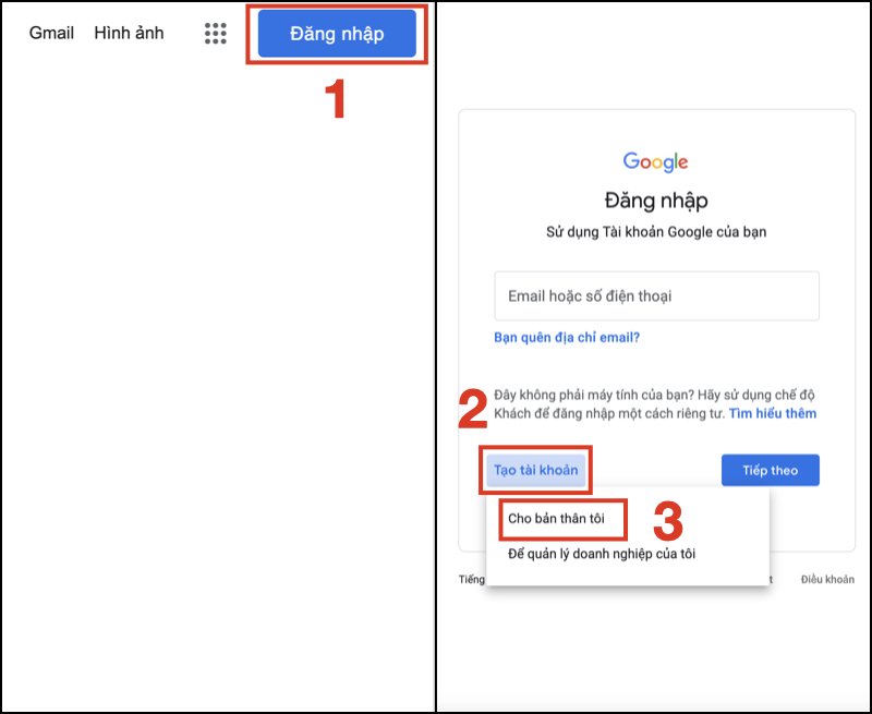 Nếu bạn muốn sử dụng các ứng dụng và tính năng của Google tốt hơn, hãy tạo tài khoản Google của riêng bạn! Xem hình ảnh đính kèm để biết cách tạo tài khoản Google của bạn một cách dễ dàng và đơn giản nhất.